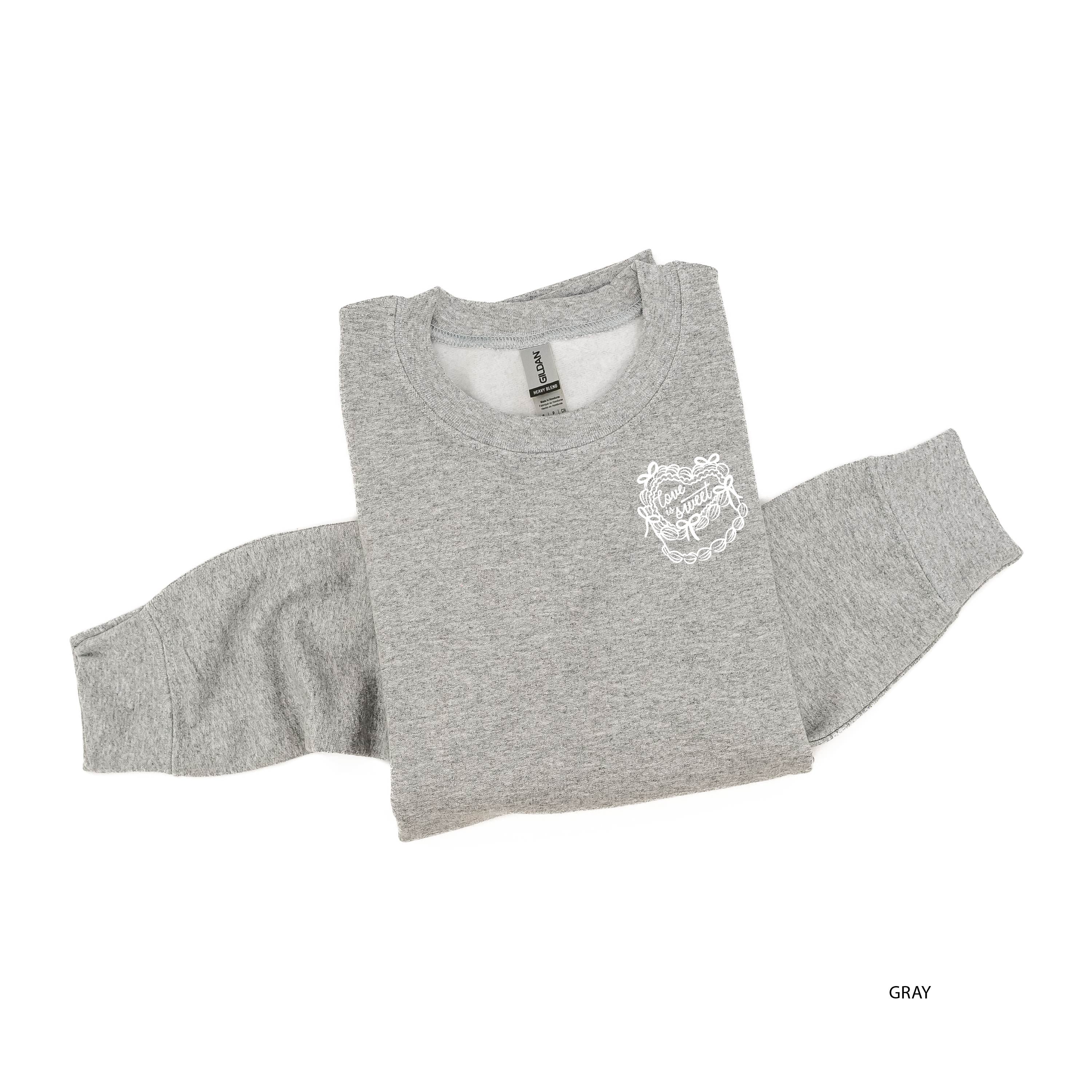 Love Is Sweet (pocket) - BASIC Fleece Little Mama Shirt Shop LLC
