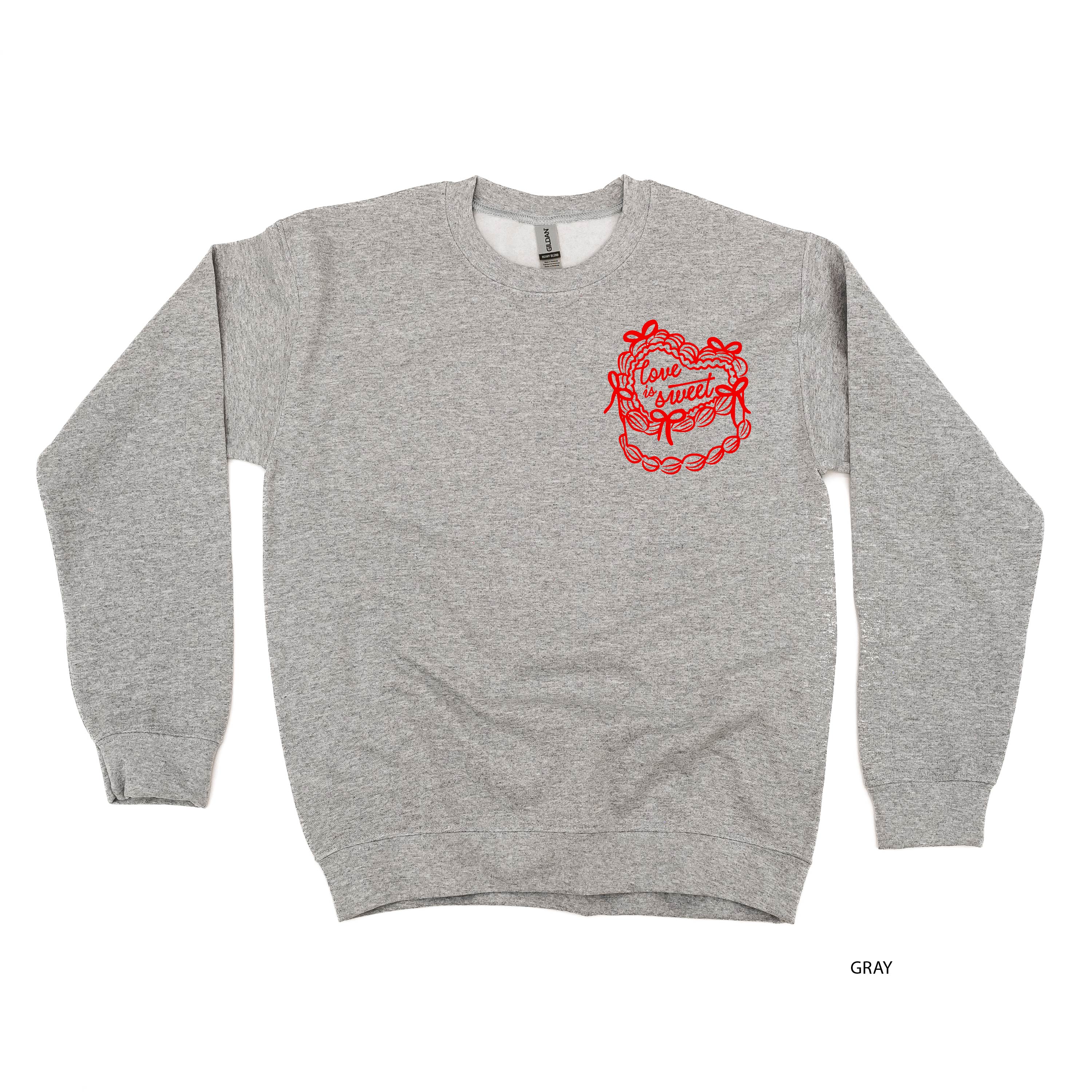 Love Is Sweet (pocket) - BASIC Fleece Little Mama Shirt Shop LLC