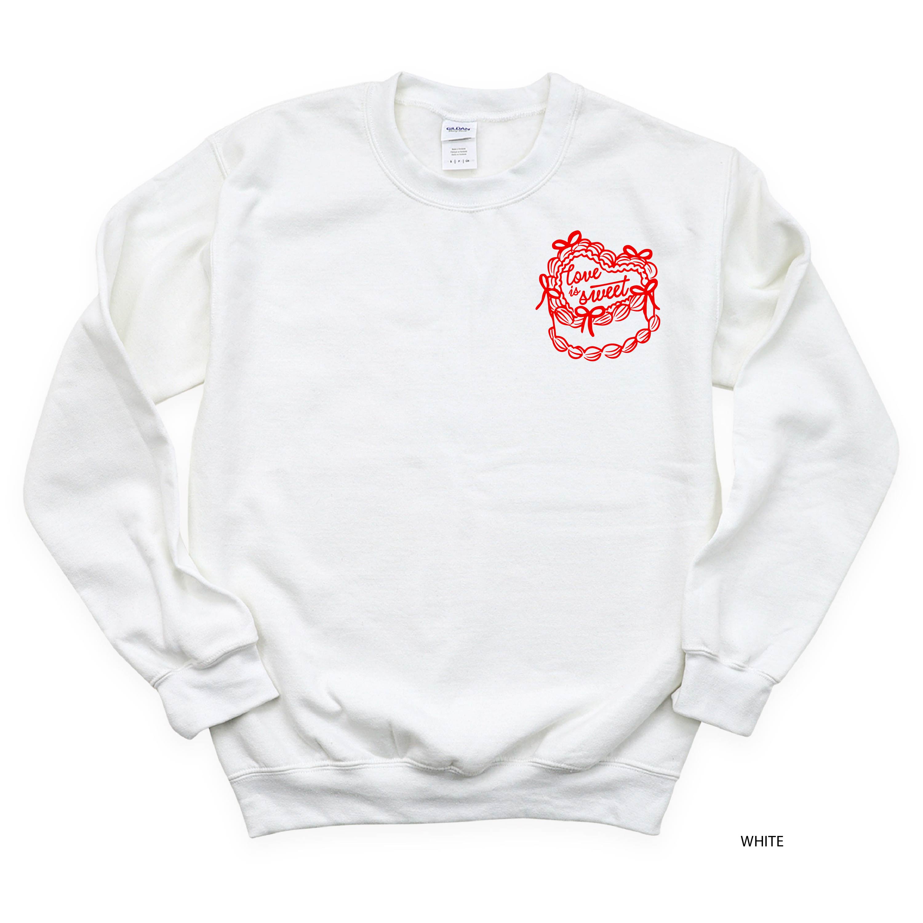 Love Is Sweet (pocket) - BASIC Fleece Little Mama Shirt Shop LLC