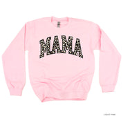 Mama (Varsity Leopard) - BASIC Fleece Little Mama Shirt Shop LLC