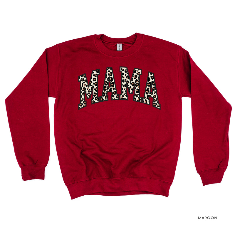 Mama (Varsity Leopard) - BASIC Fleece