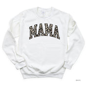 Mama (Varsity Leopard) - BASIC Fleece Little Mama Shirt Shop LLC