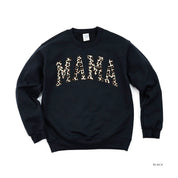 Mama (Varsity Leopard) - BASIC Fleece Little Mama Shirt Shop LLC