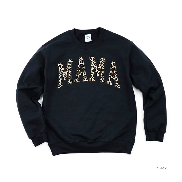 Mama (Varsity Leopard) - BASIC Fleece