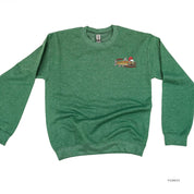 Merry Fishmas (pocket) - BASIC Fleece Little Mama Shirt Shop LLC