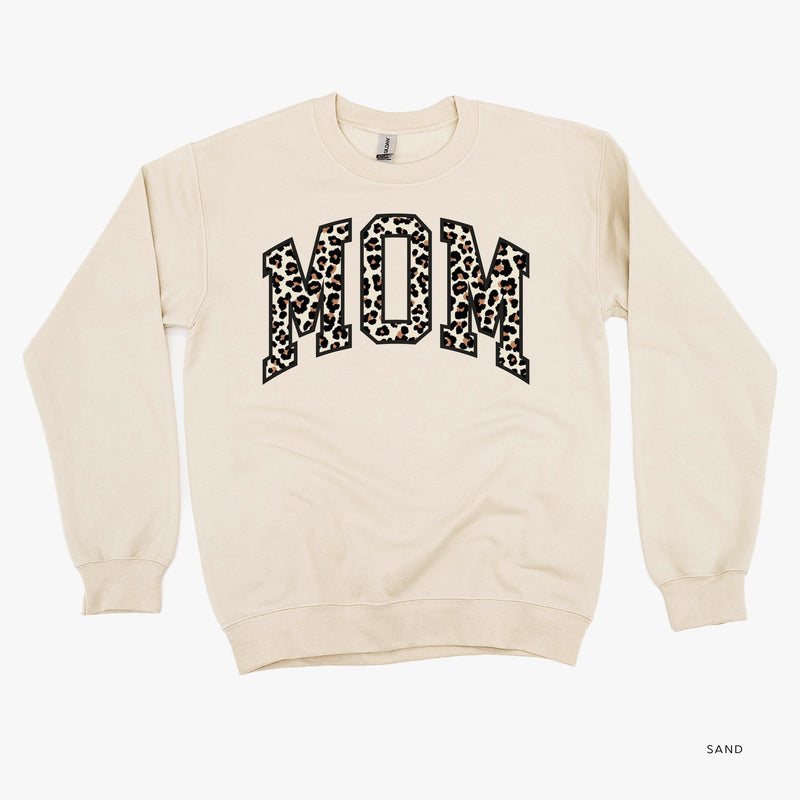 Mom (Varsity Leopard) - BASIC Fleece