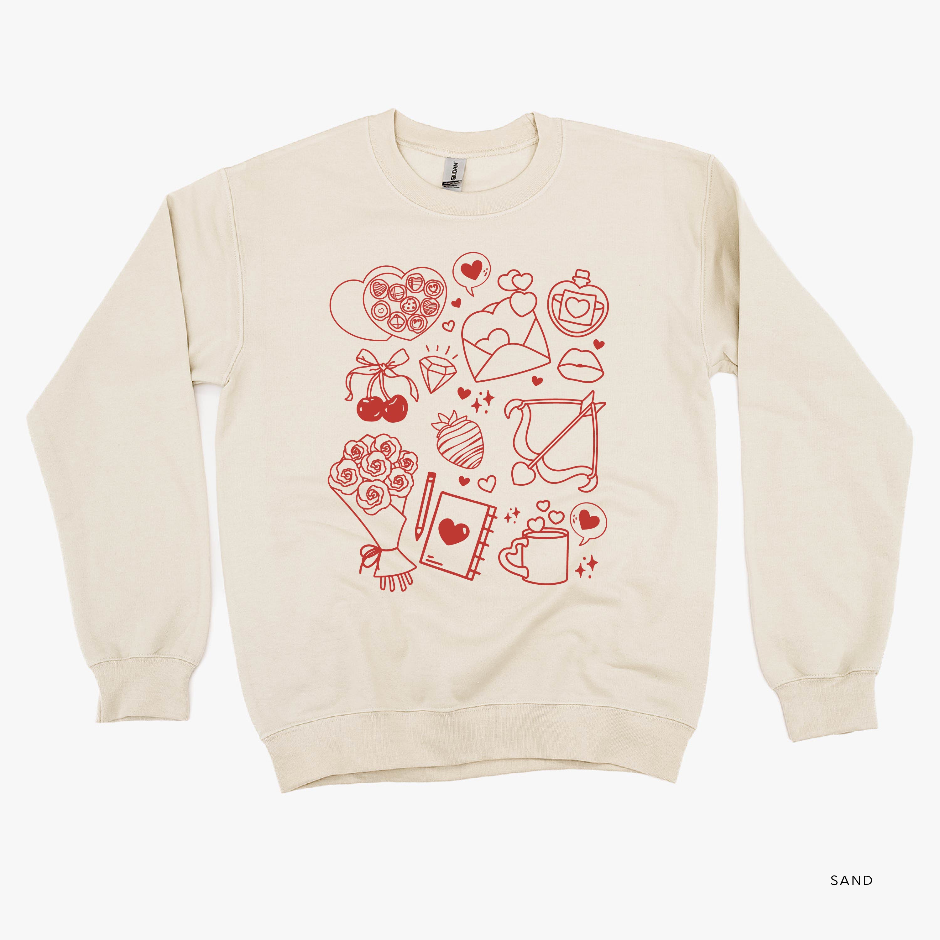 Romantic Collage - BASIC Fleece Little Mama Shirt Shop LLC