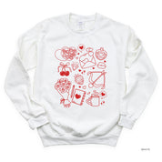 Romantic Collage - BASIC Fleece Little Mama Shirt Shop LLC