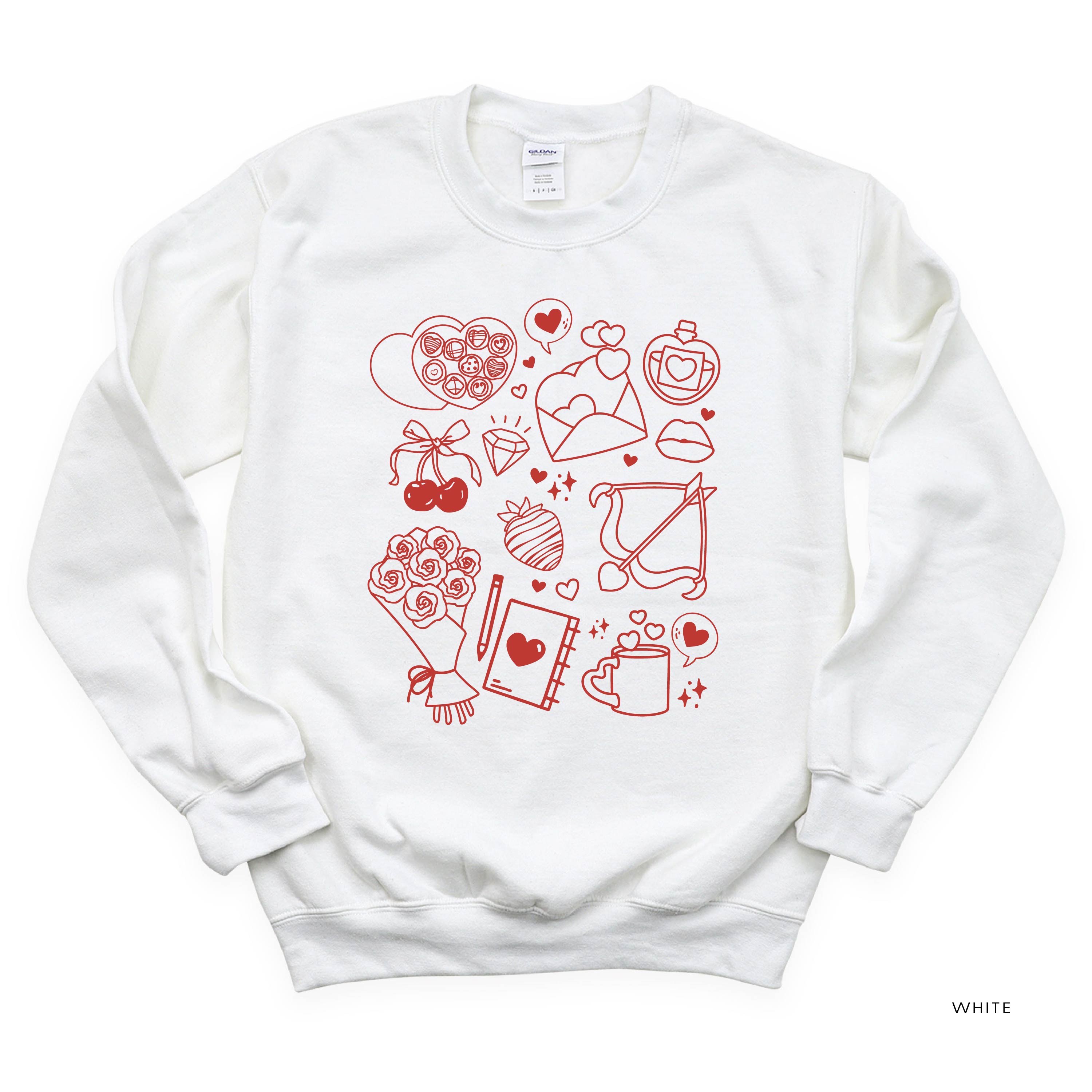 Romantic Collage - BASIC Fleece Little Mama Shirt Shop LLC