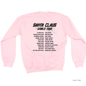 Santa Claus World Tour (f&b) - BASIC Fleece Little Mama Shirt Shop LLC