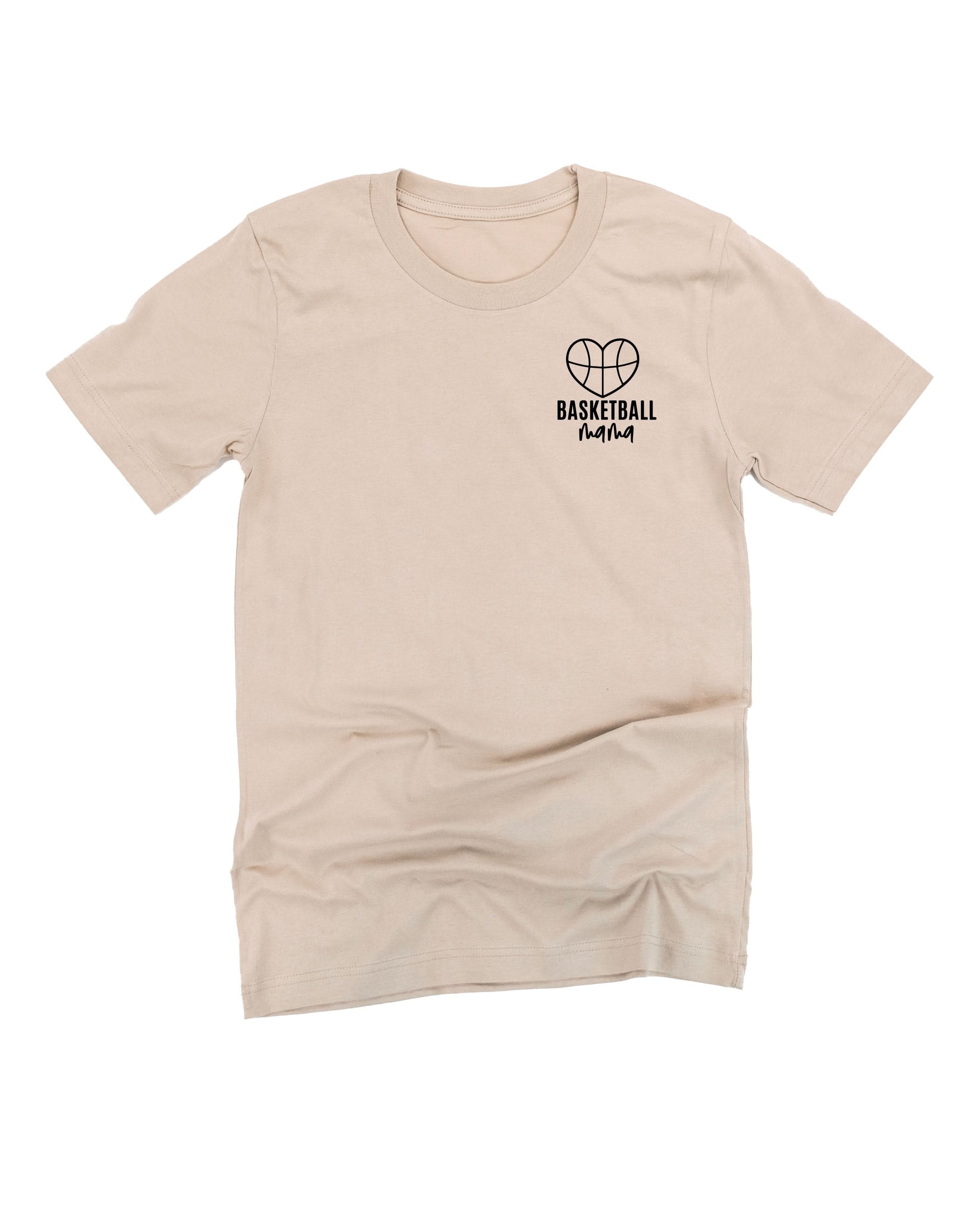 Basketball Mama - (Pocket Size) - Unisex Tee Little Mama Shirt Shop