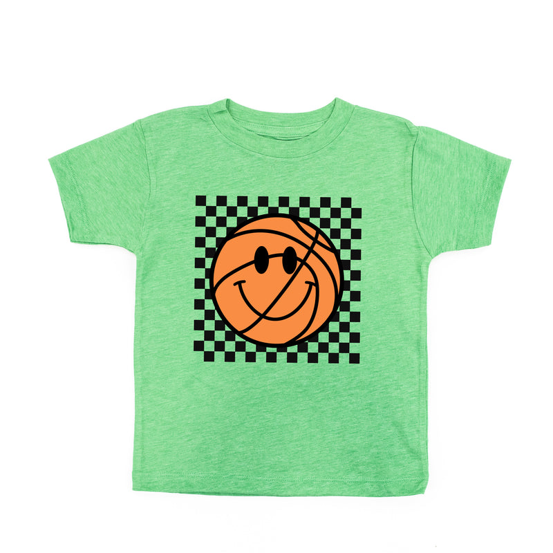 Checkers Smiley - Basketball - Short Sleeve Child Shirt
