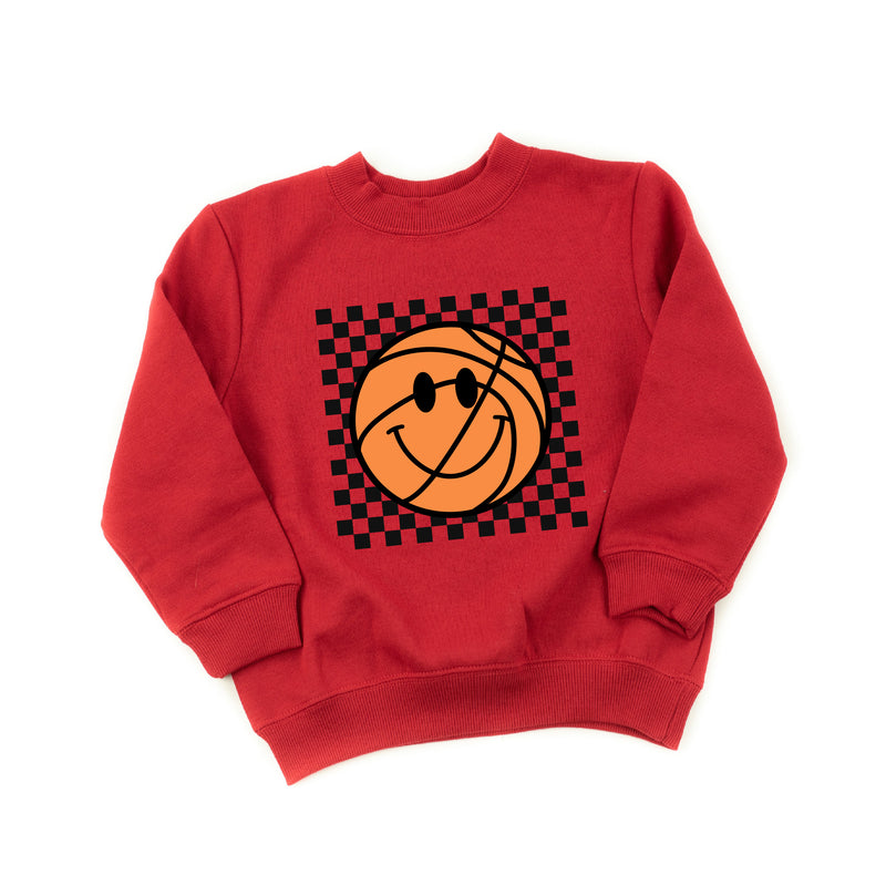Checkers Smiley - Basketball - Child Sweater