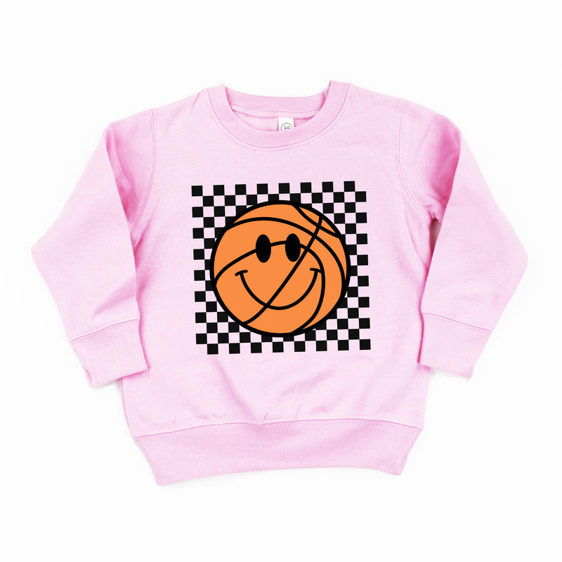 Checkers Smiley - Basketball - Child Sweater