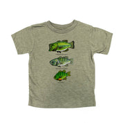 BASS & BLUEGILL CHART (HAND DRAWN) - Child Shirt Little Mama Shirt Shop