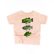 BASS & BLUEGILL CHART (HAND DRAWN) - Child Shirt Little Mama Shirt Shop