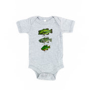 BASS & BLUEGILL CHART (HAND DRAWN) - Child Shirt Little Mama Shirt Shop