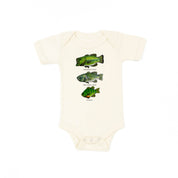 BASS & BLUEGILL CHART (HAND DRAWN) - Child Shirt Little Mama Shirt Shop