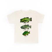BASS & BLUEGILL CHART (HAND DRAWN) - Child Shirt Little Mama Shirt Shop