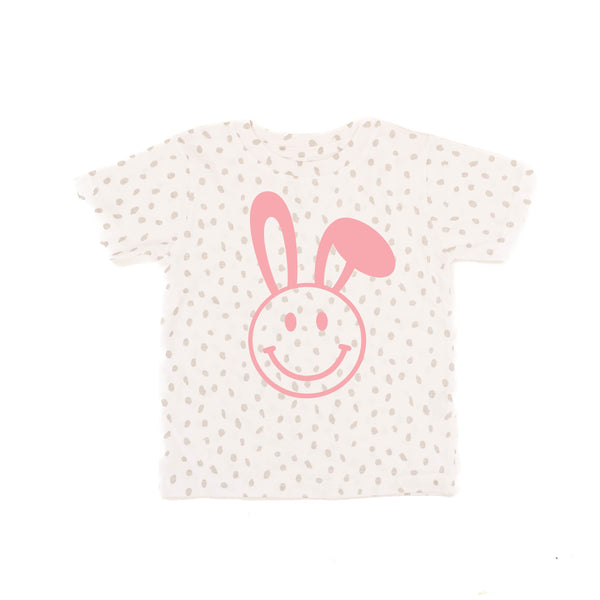 SMILEY FACE BUNNY - SPOTTED Child Tee