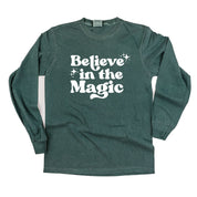 Believe In The Magic - LONG SLEEVE Comfort Colors Tee Little Mama Shirt Shop