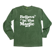 Believe In The Magic - LONG SLEEVE Comfort Colors Tee Little Mama Shirt Shop
