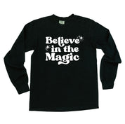 Believe In The Magic - LONG SLEEVE Comfort Colors Tee Little Mama Shirt Shop