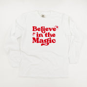 Believe In The Magic - LONG SLEEVE Comfort Colors Tee Little Mama Shirt Shop