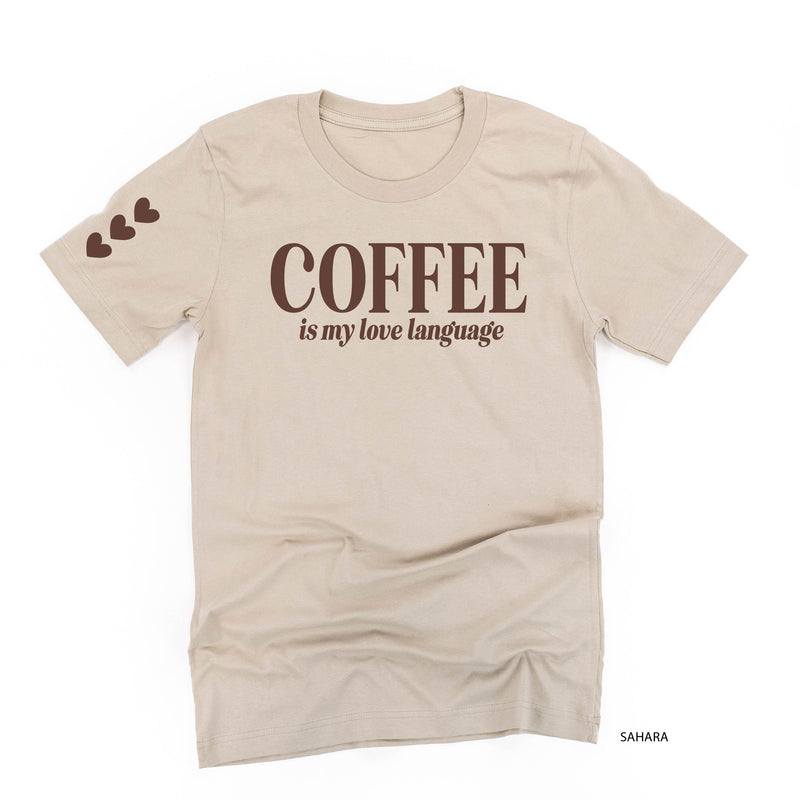 Coffee Is My Love Language (sd) - Unisex Tee