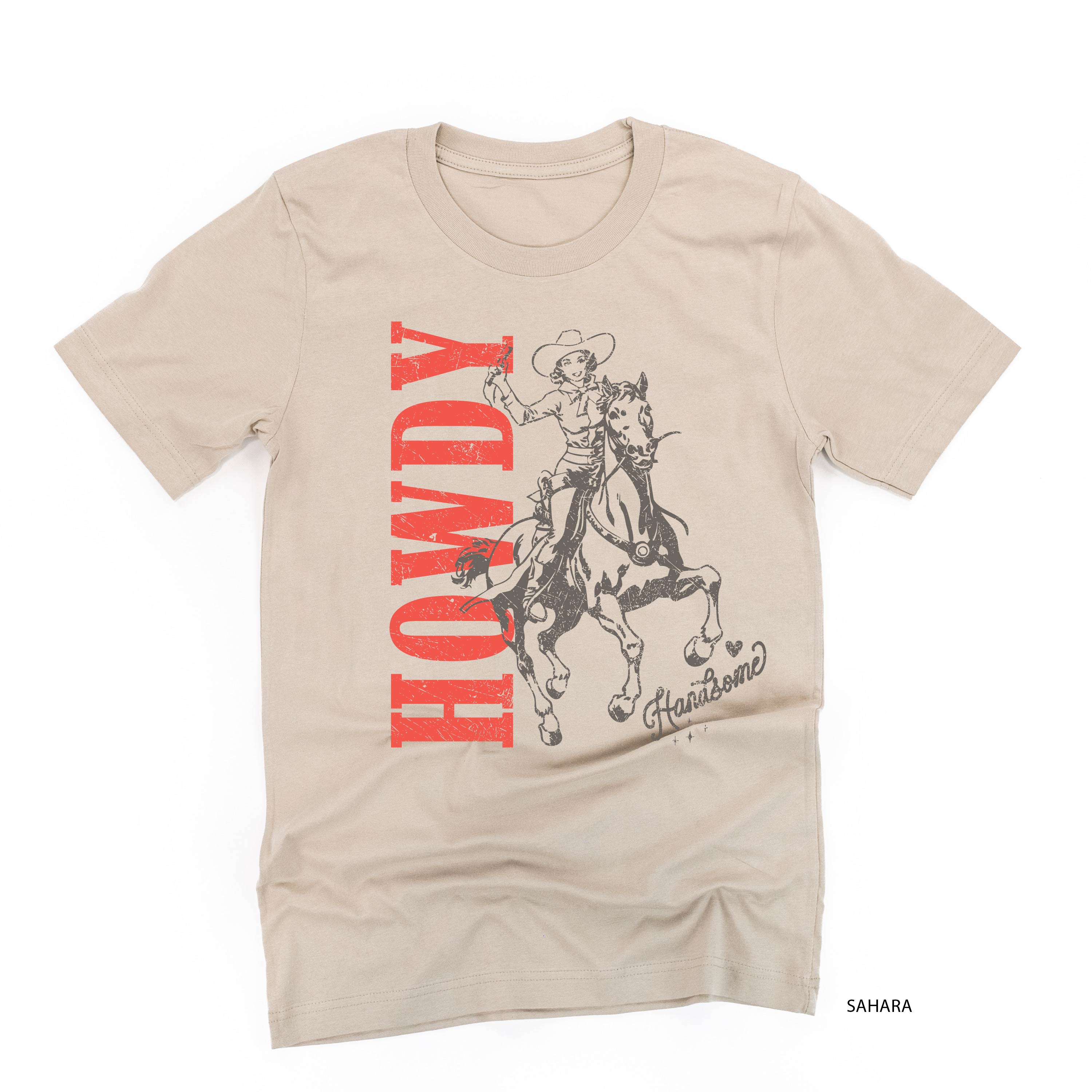 Howdy Handsome - Unisex Tee Little Mama Shirt Shop