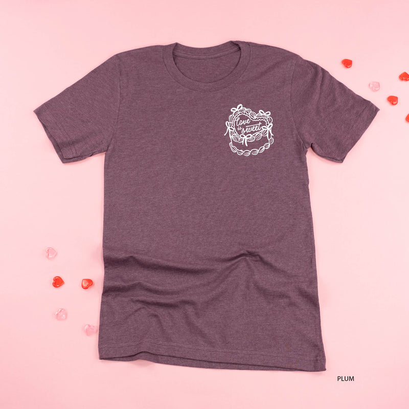 Love Is Sweet (pocket) - Unisex Tee