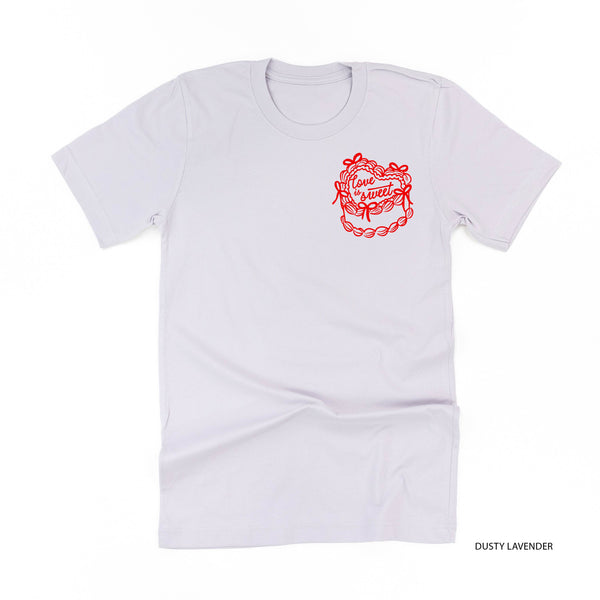 Love Is Sweet (pocket) - Unisex Tee