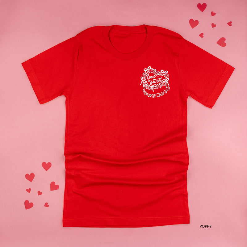 Love Is Sweet (pocket) - Unisex Tee