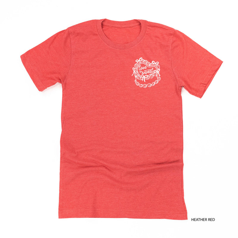 Love Is Sweet (pocket) - Unisex Tee