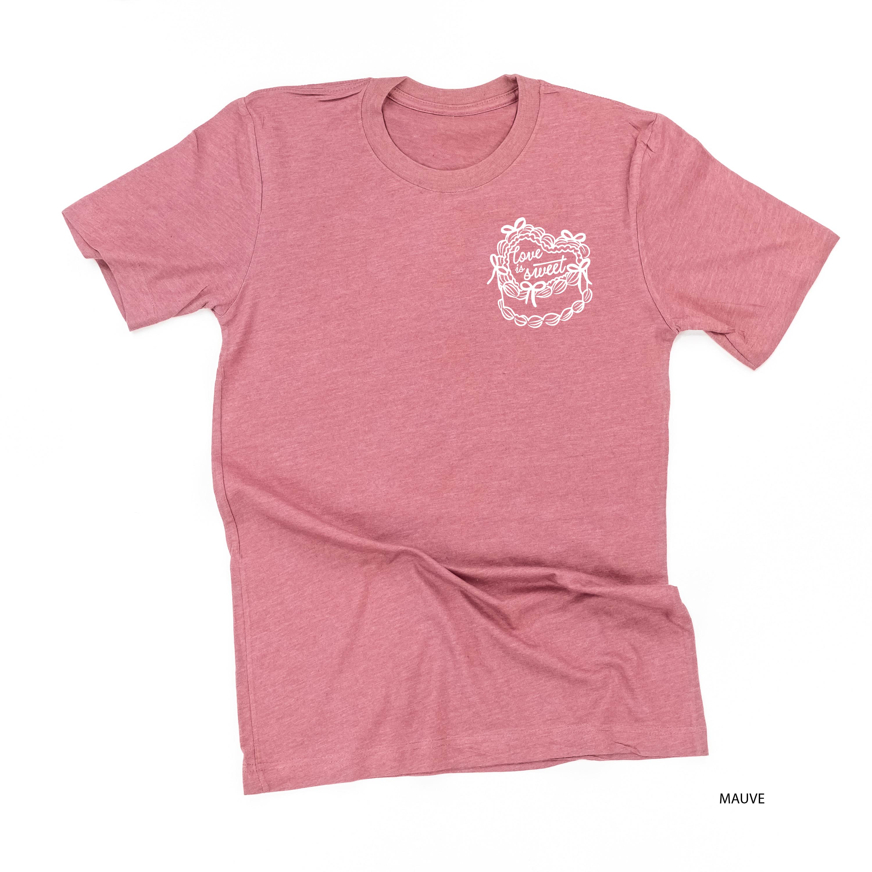 Love Is Sweet (pocket) - Unisex Tee Little Mama Shirt Shop