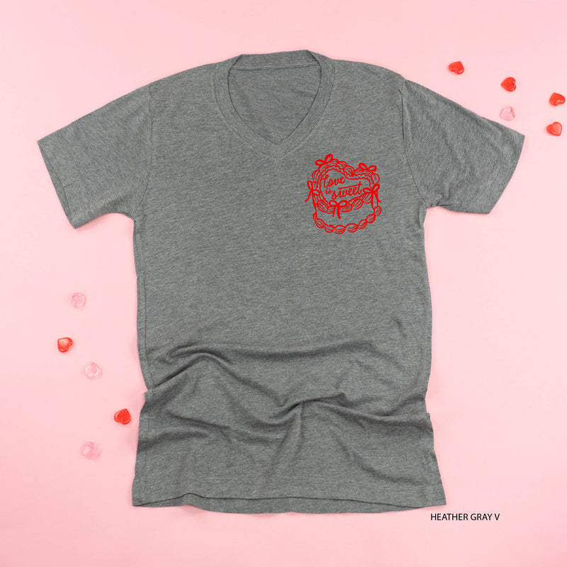 Love Is Sweet (pocket) - Unisex Tee