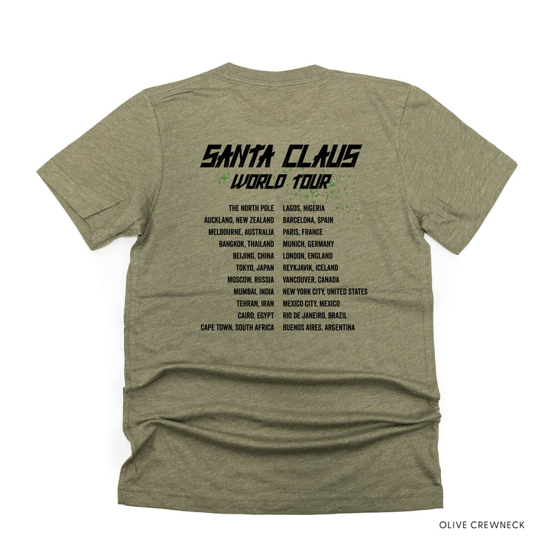 Santa Claus World Tour (f&b) - Unisex Tee