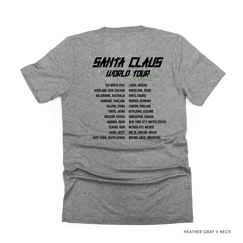 Santa Claus World Tour (f&b) - Unisex Tee