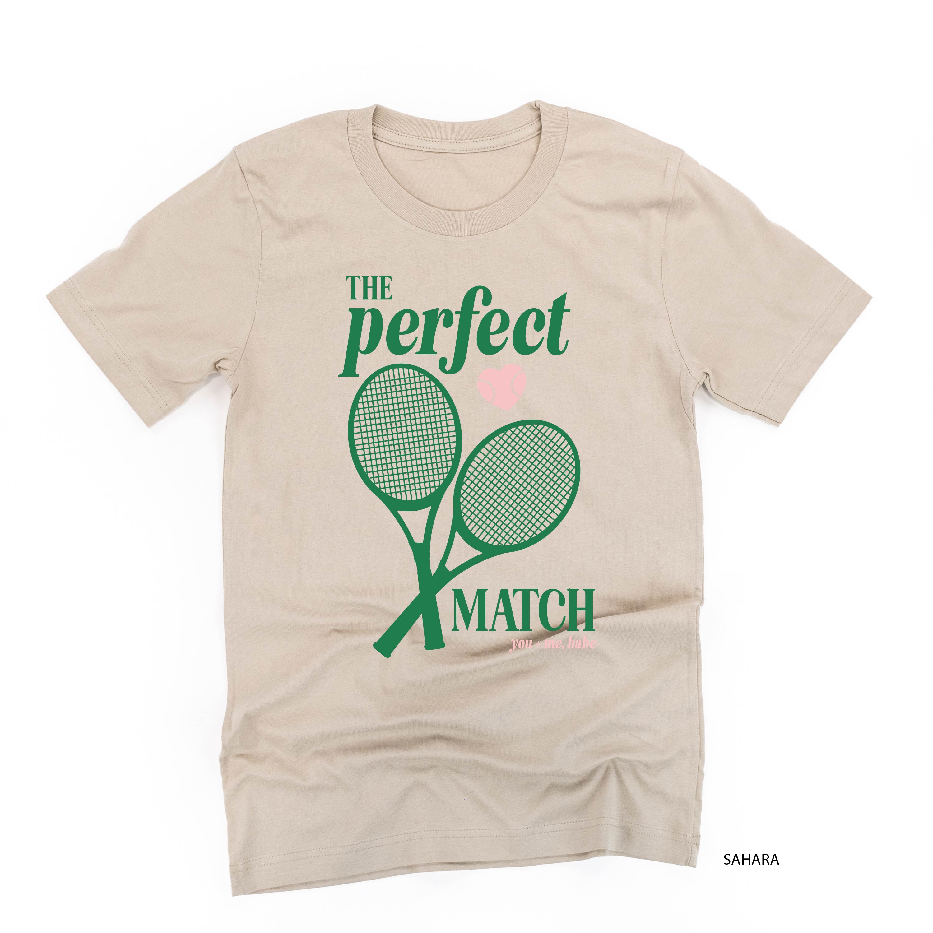 Tennis - The Perfect Match - Unisex Tee Little Mama Shirt Shop