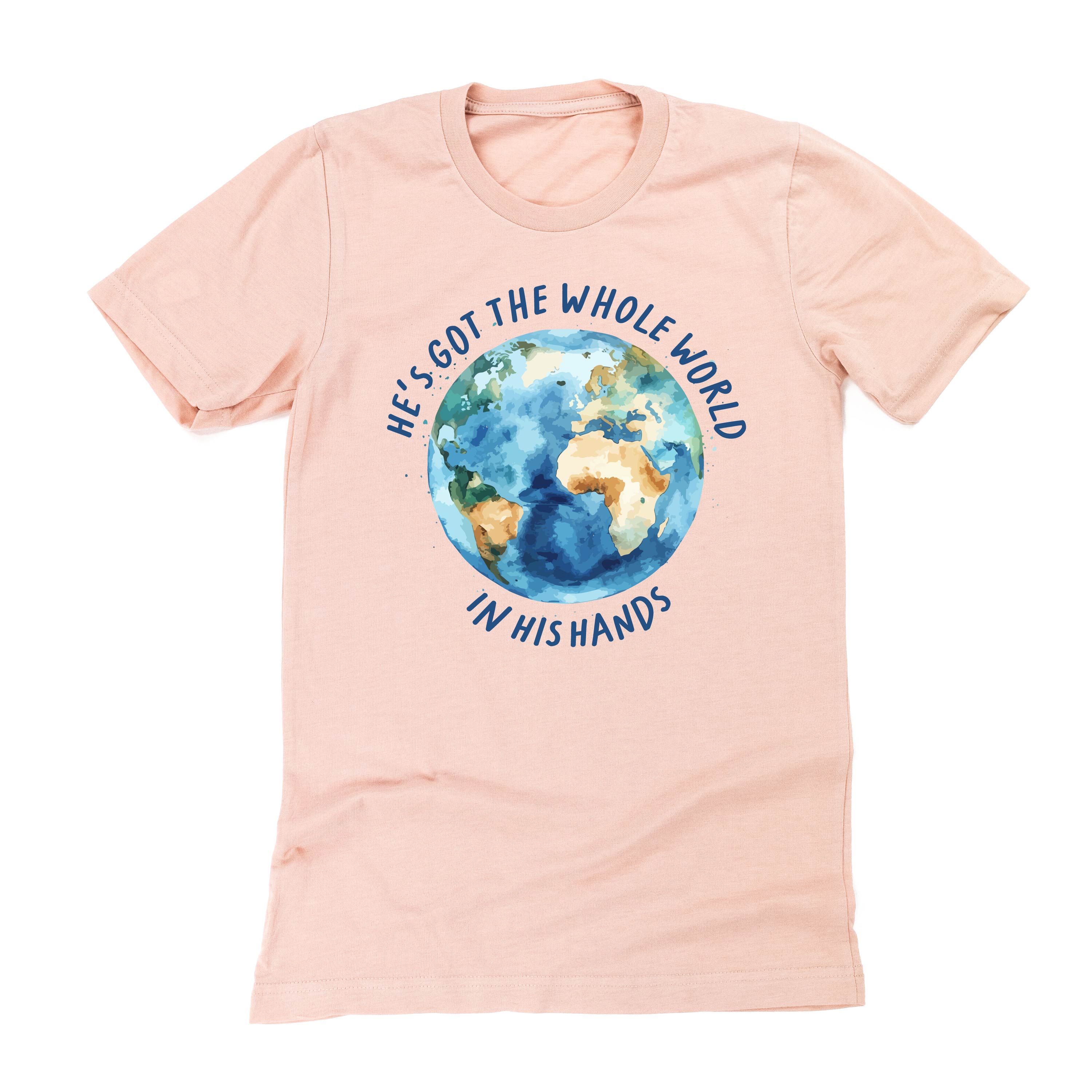 He’s Got The Whole World In His Hands - Unisex Tee Little Mama Shirt Shop
