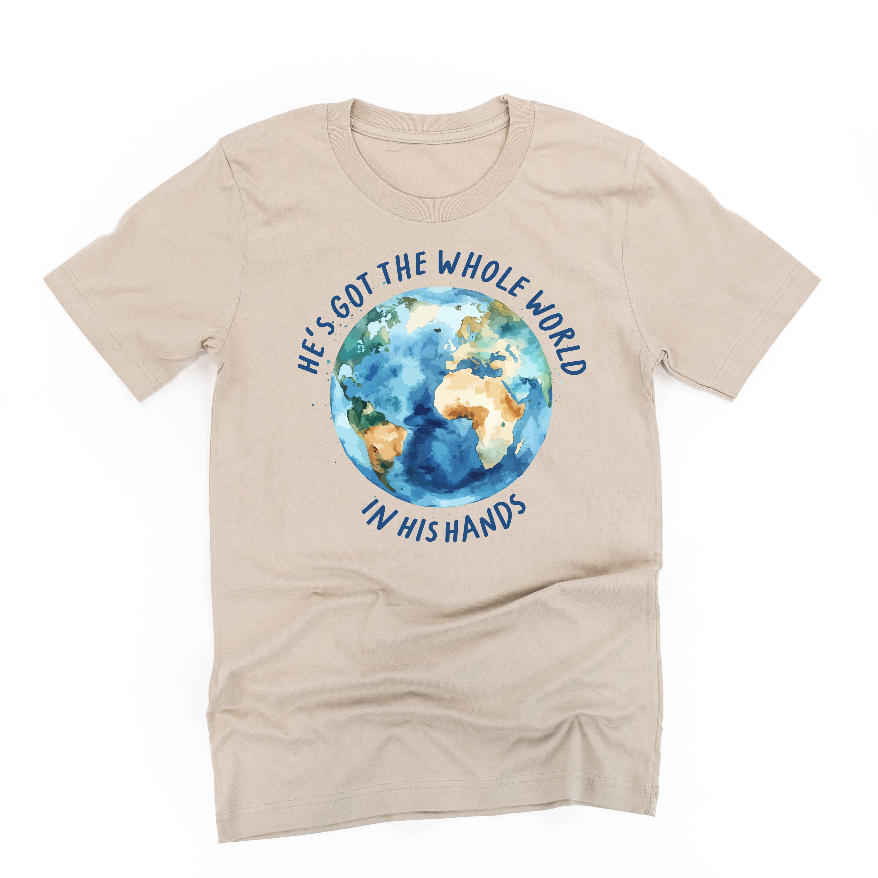 He’s Got The Whole World In His Hands - Unisex Tee Little Mama Shirt Shop