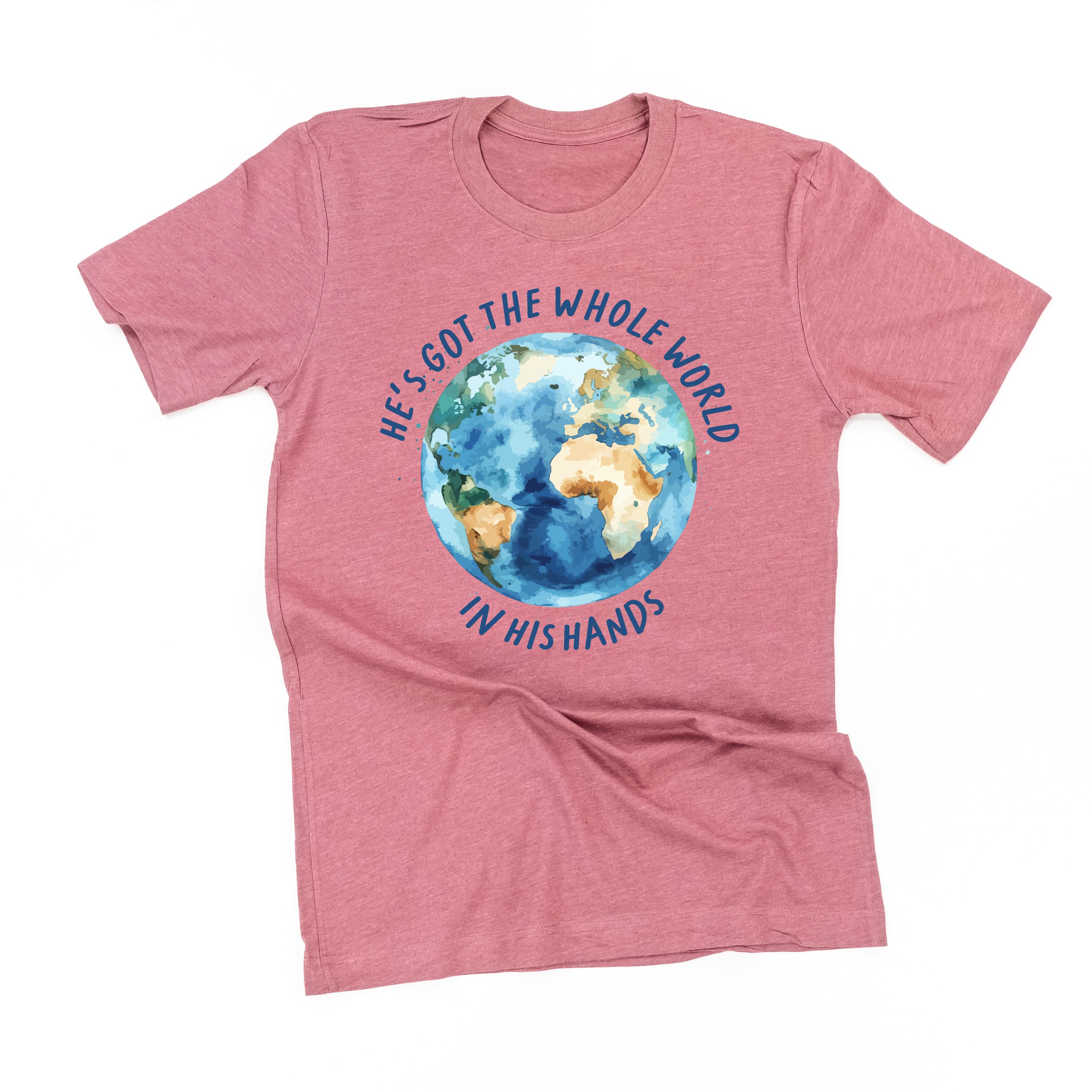 He’s Got The Whole World In His Hands - Unisex Tee Little Mama Shirt Shop