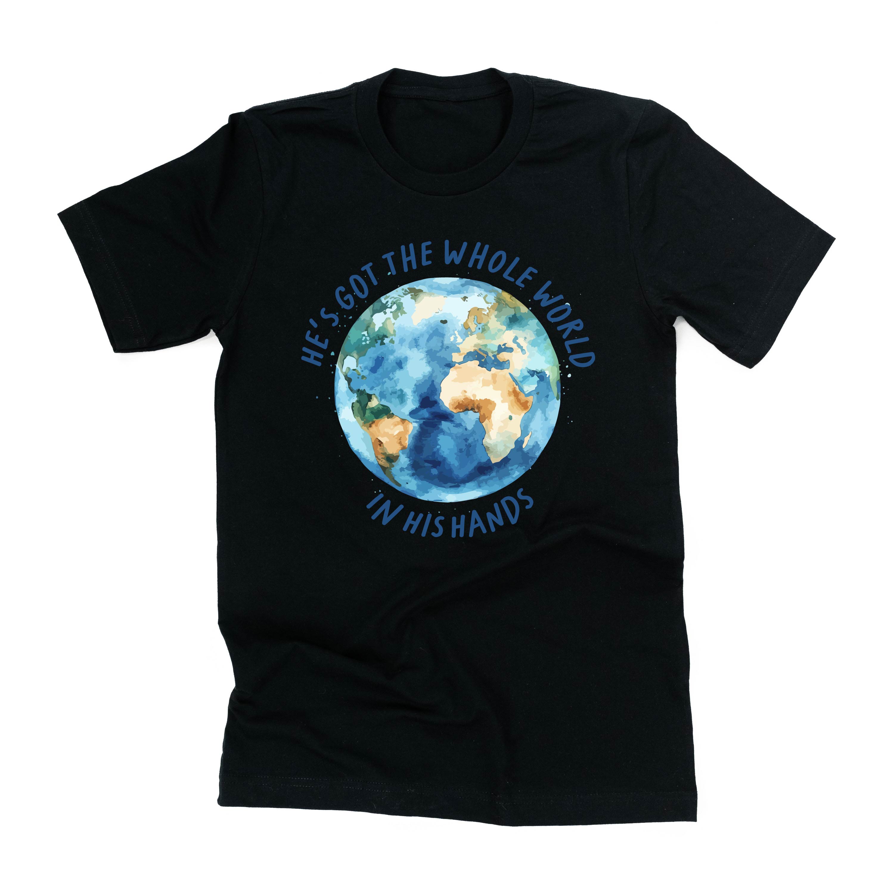 He’s Got The Whole World In His Hands - Unisex Tee Little Mama Shirt Shop