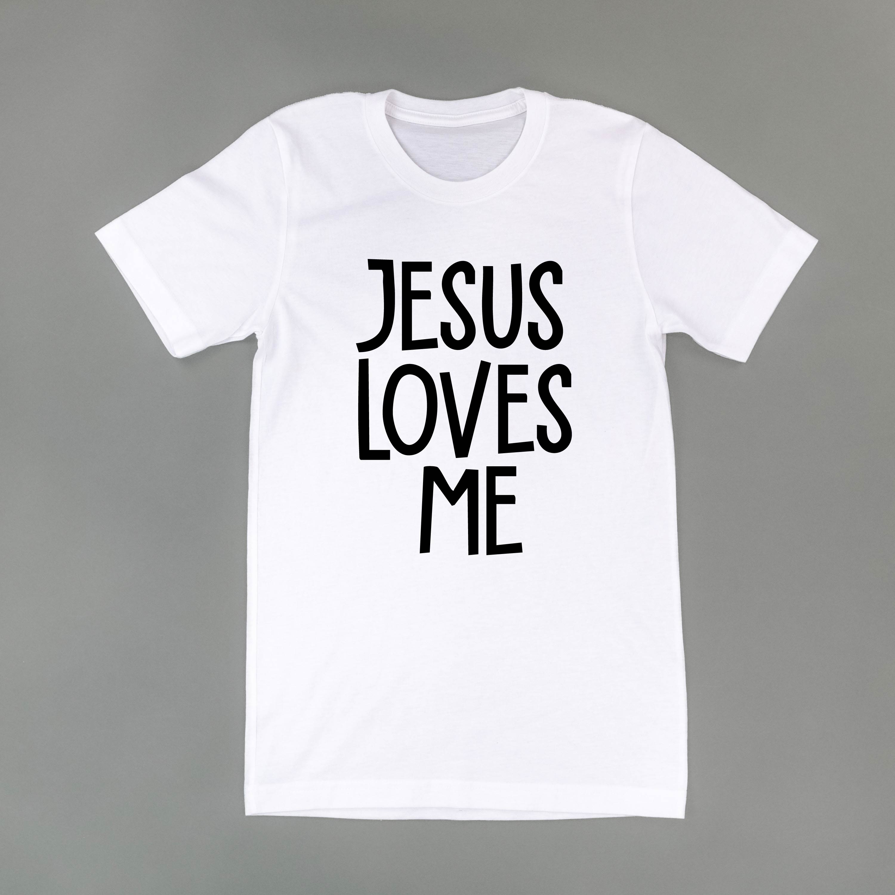 Jesus Loves Me (2025) - Unisex Tee Little Mama Shirt Shop
