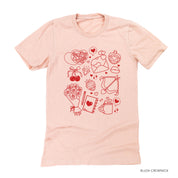 Romantic Collage - Unisex Tee Little Mama Shirt Shop