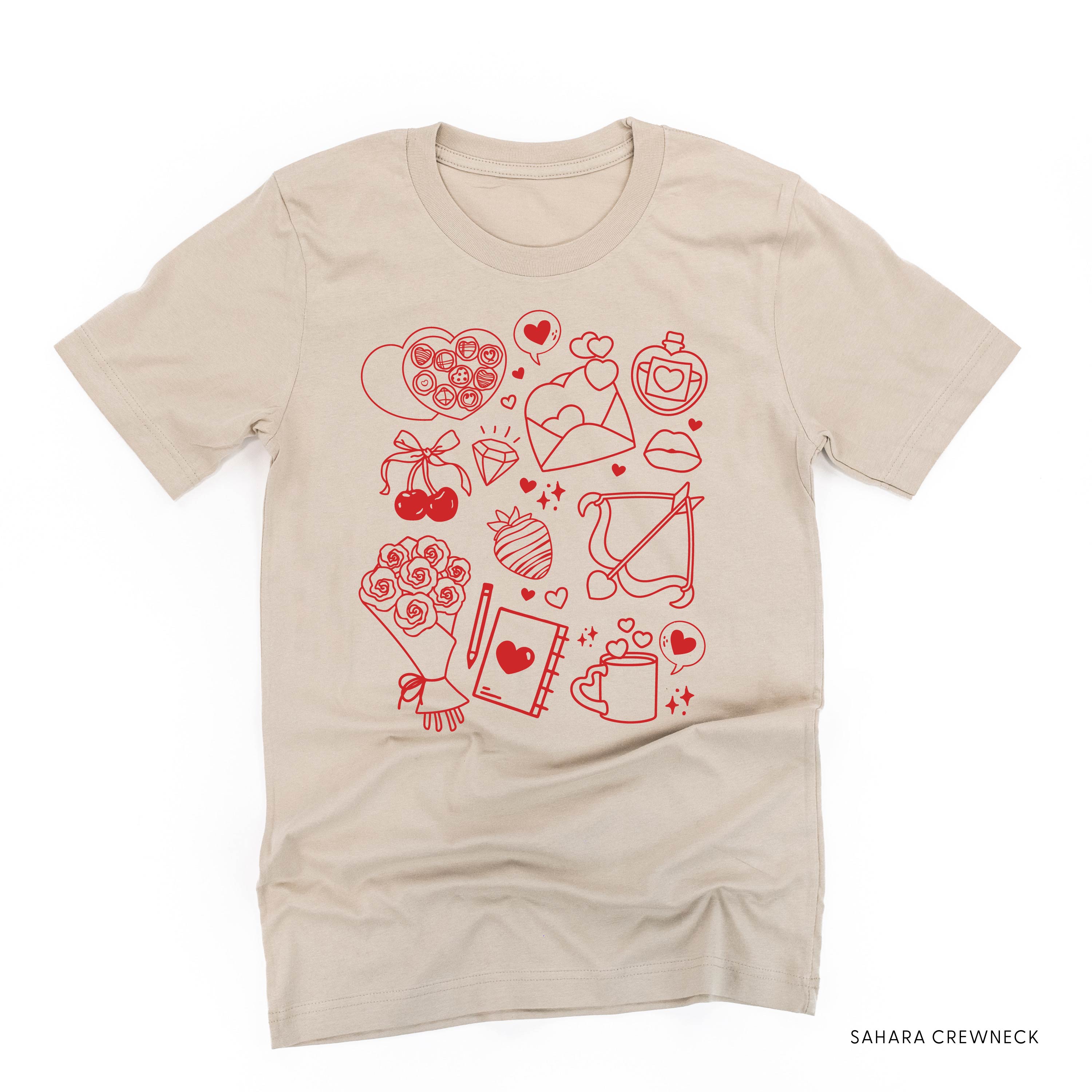 Romantic Collage - Unisex Tee Little Mama Shirt Shop