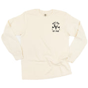 BEST DAD BY PAR - LONG SLEEVE COMFORT COLORS TEE Little Mama Shirt Shop