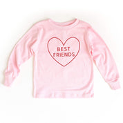 Best Friends (Heart Around) - Child LONG SLEEVE Tee Little Mama Shirt Shop