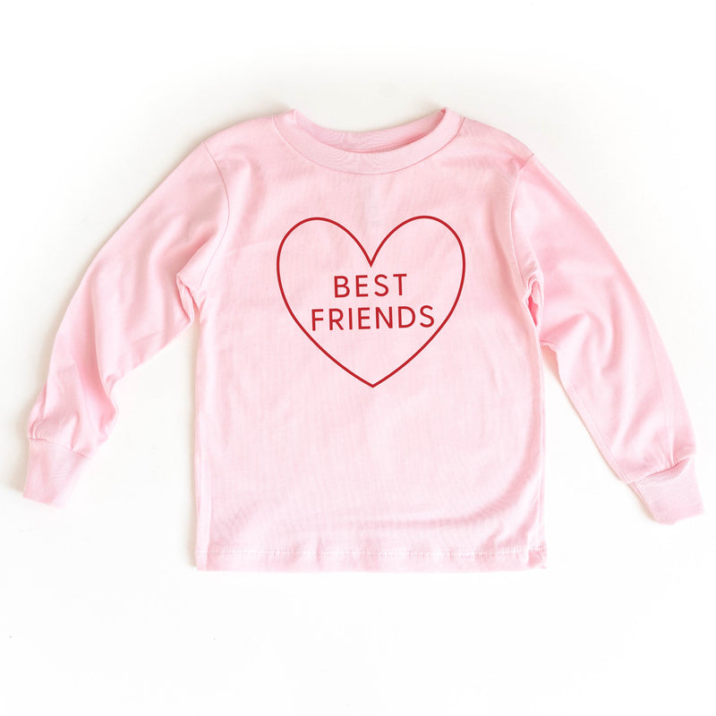 Best Friends ♡ (Heart Around) - Long Sleeve Child Shirt
