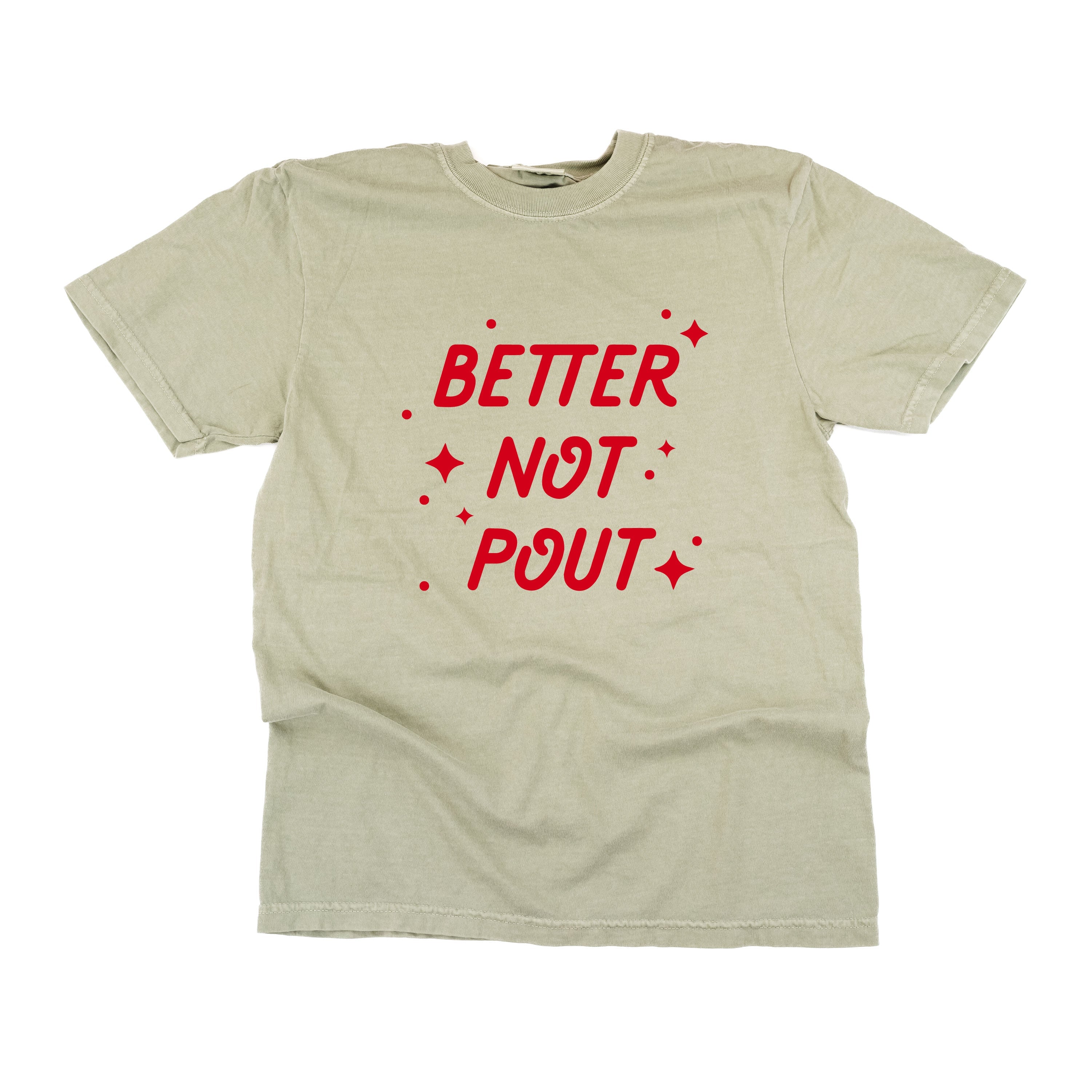 Better Not Pout - Comfort Colors Tee Little Mama Shirt Shop
